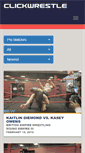 Mobile Screenshot of clickwrestle.com